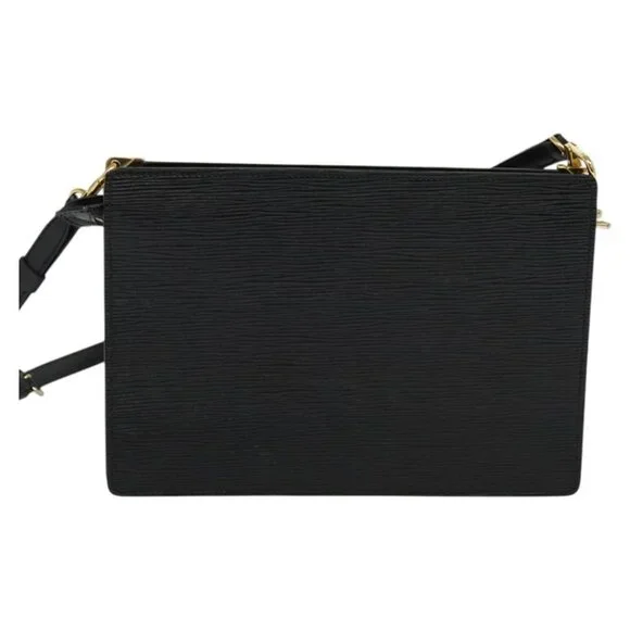 LOUIS VUITTON Epi Angian Shoulder Bag 2way Black